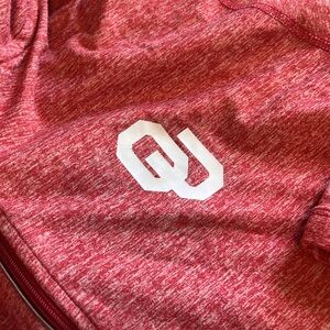 Nike women’s dri fit long sleeve Oklahoma shirt half zip pullover